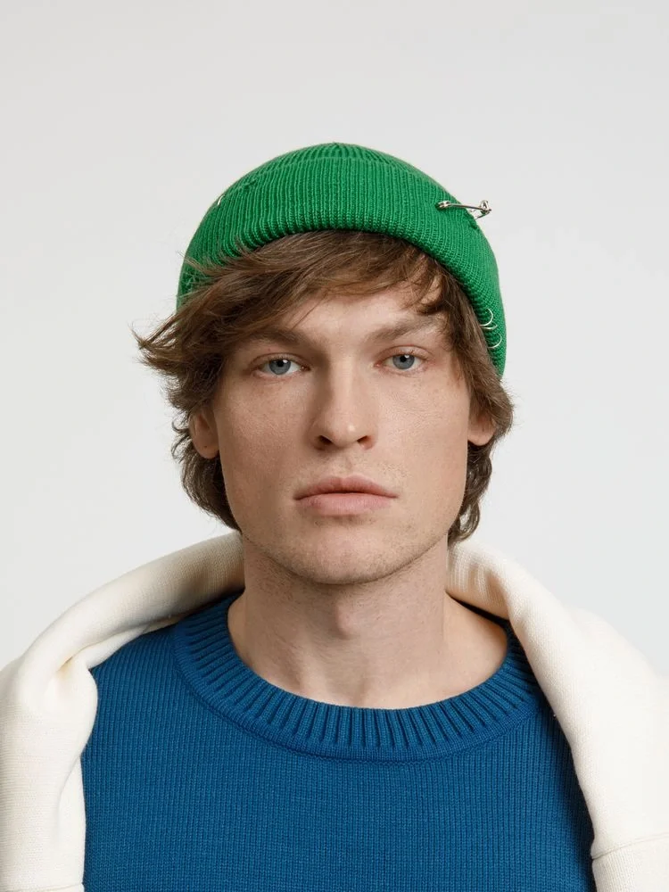 Шапка Pricker, ярко-зеленая - фото 7