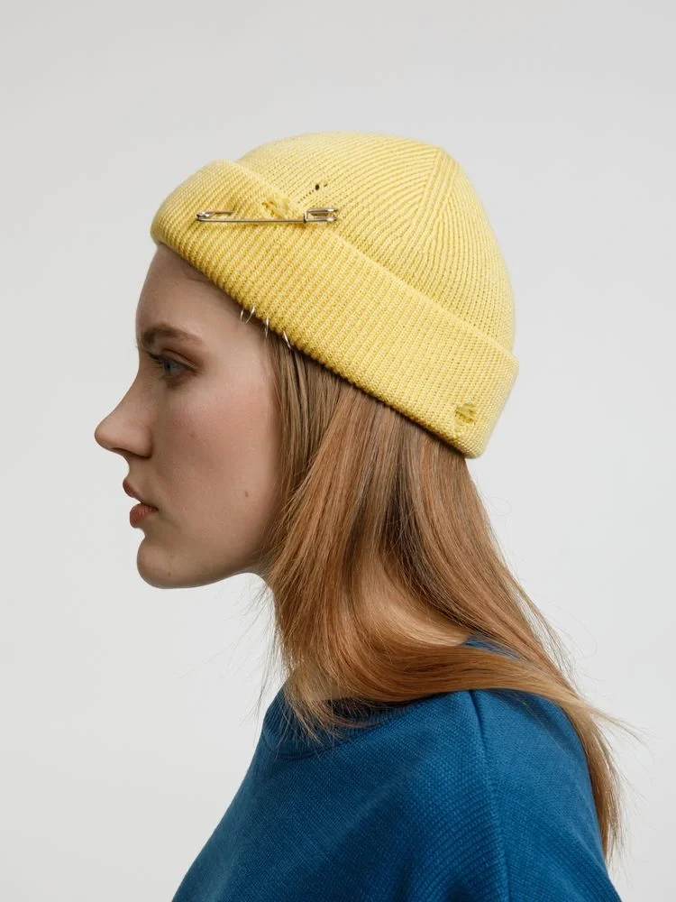 Шапка Pricker, желтая (попкорн) - фото 12