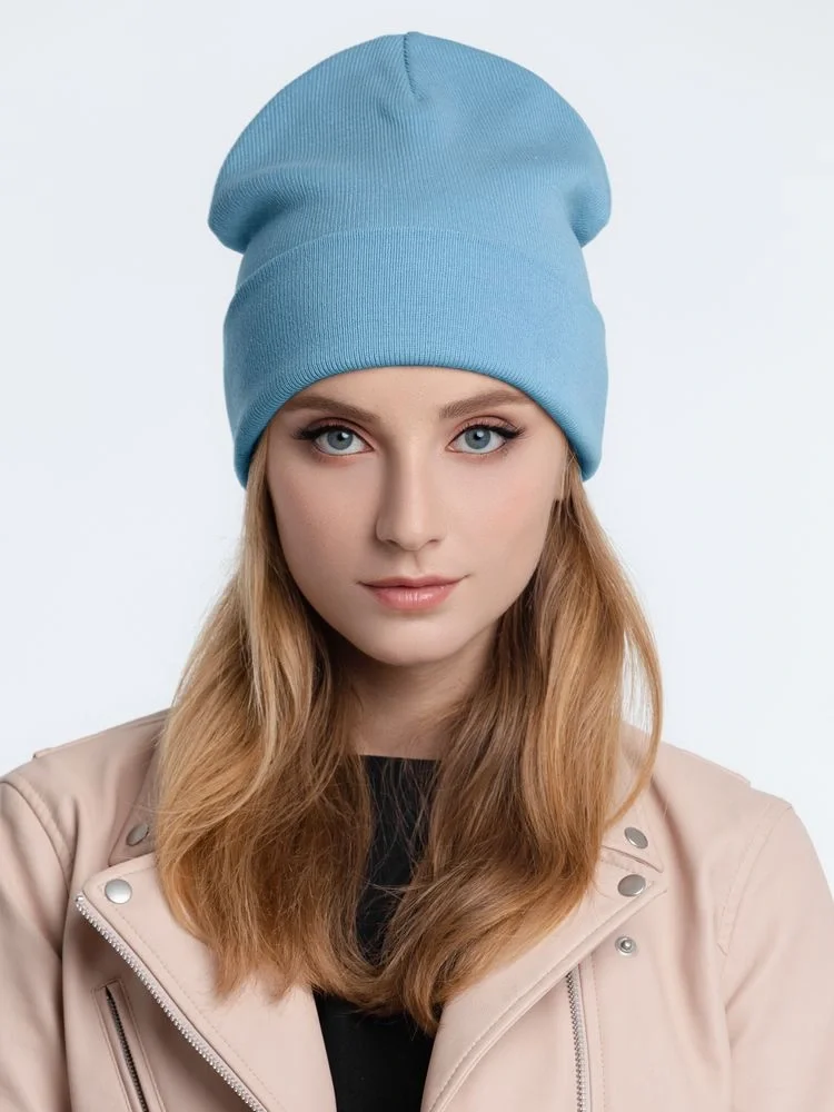 Шапка Real Talk, голубая - фото 7