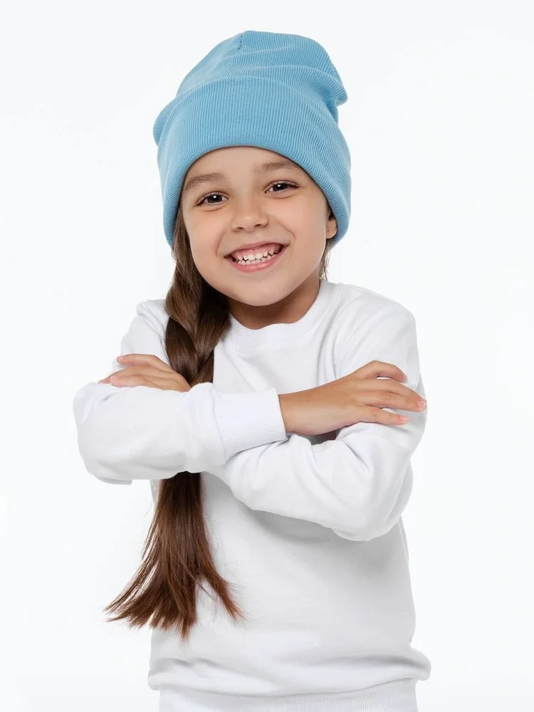 Шапка Real Talk, голубая - фото 9