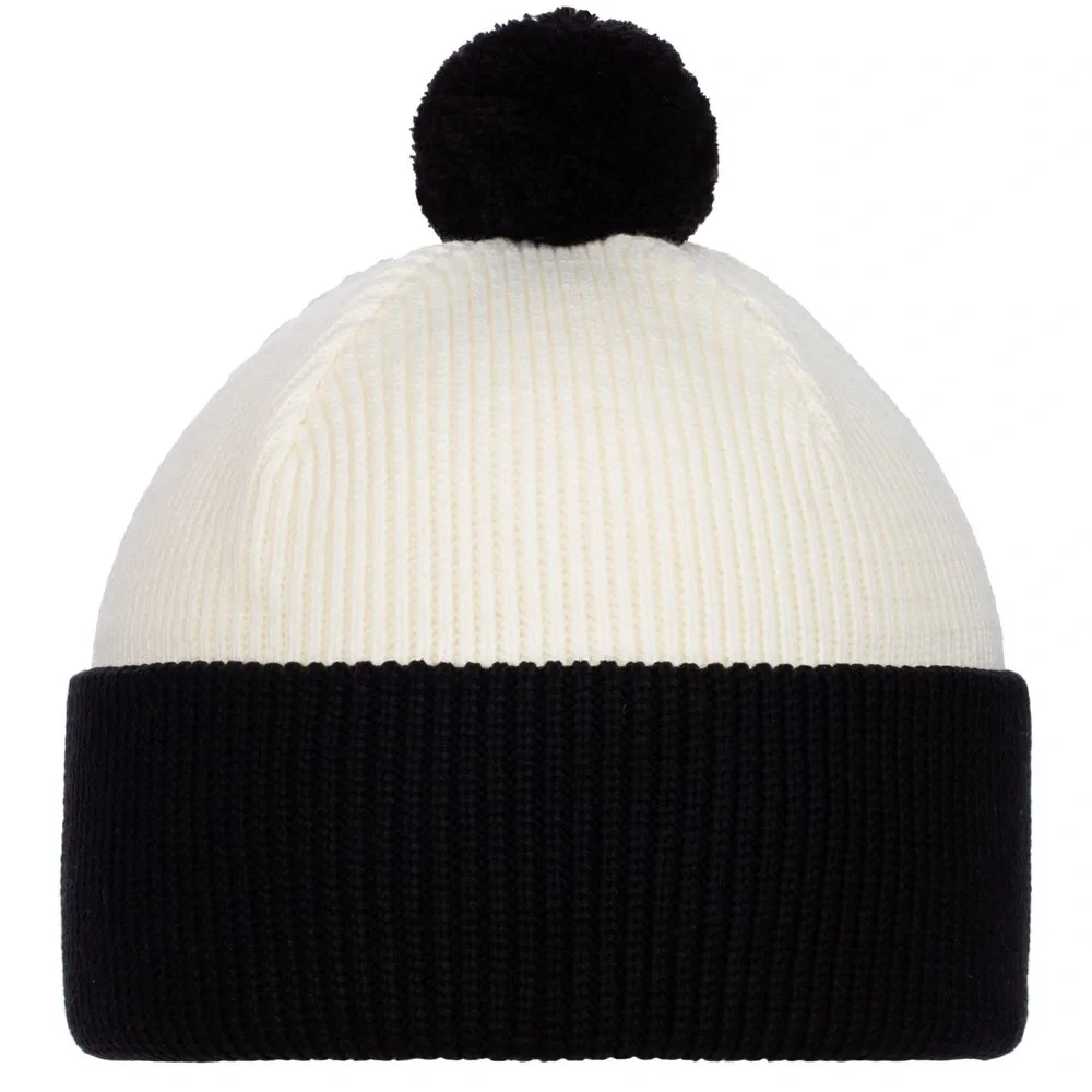Шапка Snappy, белая с черным - фото 2