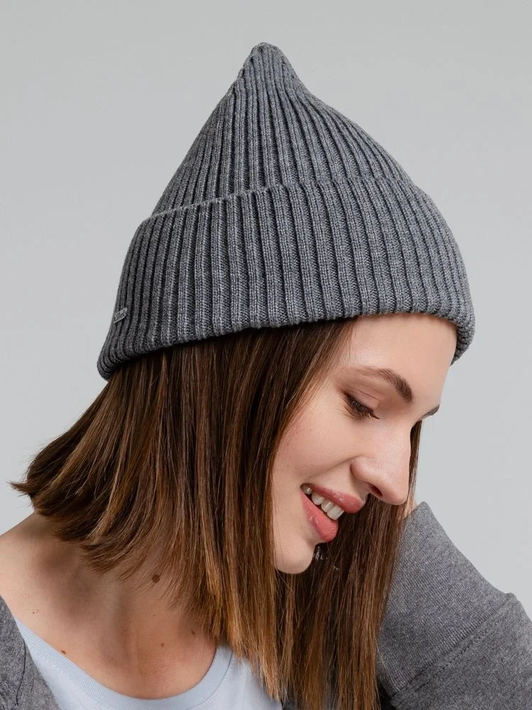 Шапка Stout, серый меланж - фото 13