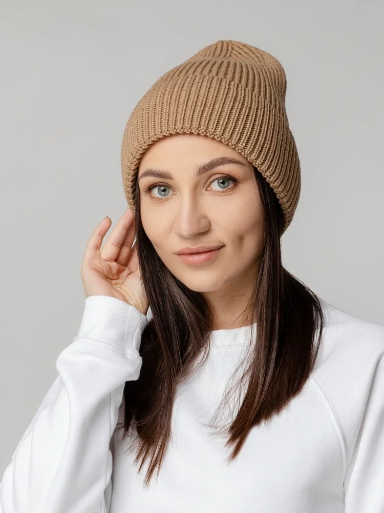 Шапка Tommi, бежевый меланж - фото 5