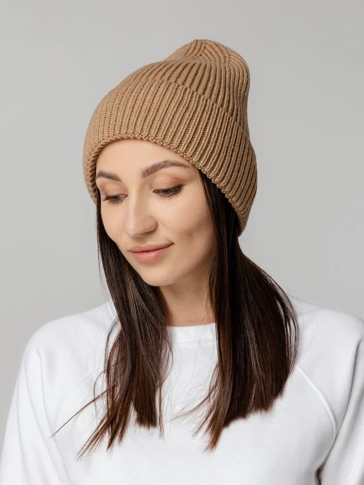 Шапка Tommi, бежевый меланж - фото 6