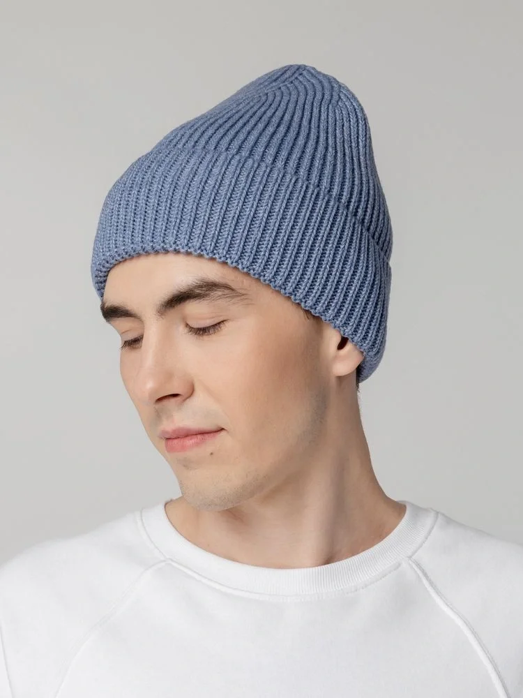 Шапка Tommi, голубой меланж - фото 6