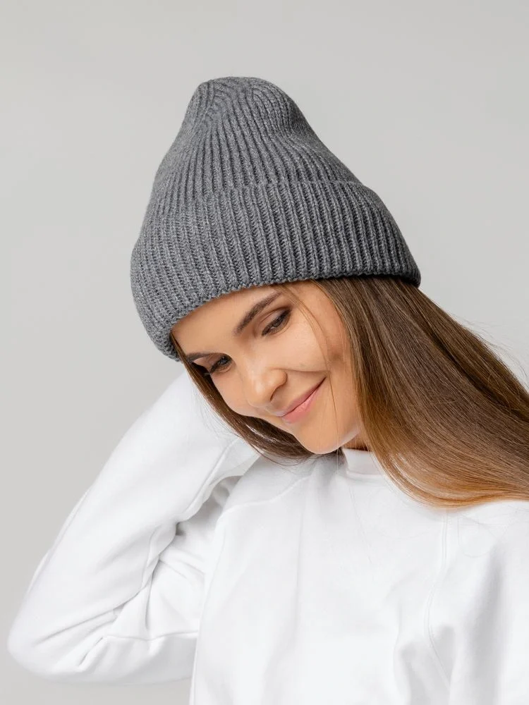 Шапка Tommi, серый меланж - фото 6