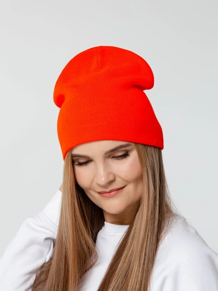 Шапка Tube Top, красная (кармин) - фото 4