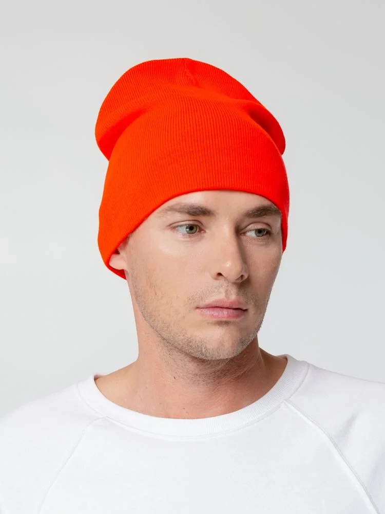 Шапка Tube Top, красная (кармин) - фото 5