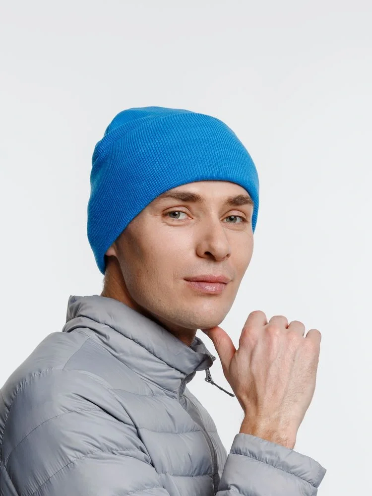 Шапка Urban Flow, ярко-голубая - фото 4