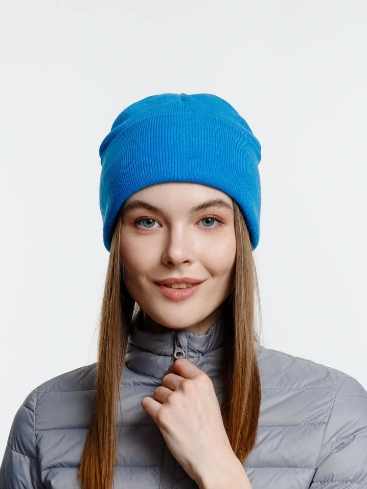 Шапка Urban Flow, ярко-голубая - фото 7