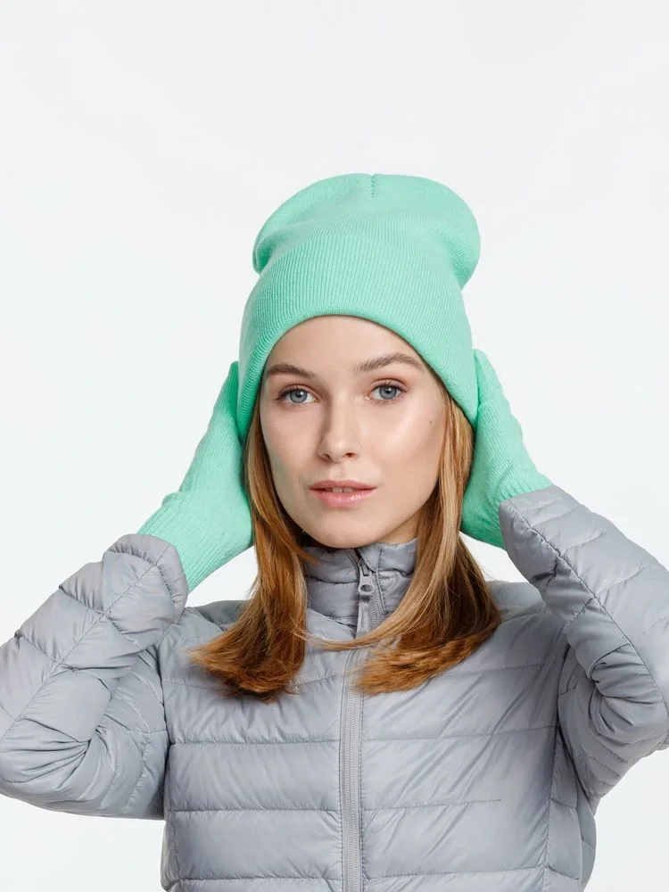 Шапка Urban Flow, зеленая (мятная) - фото 6