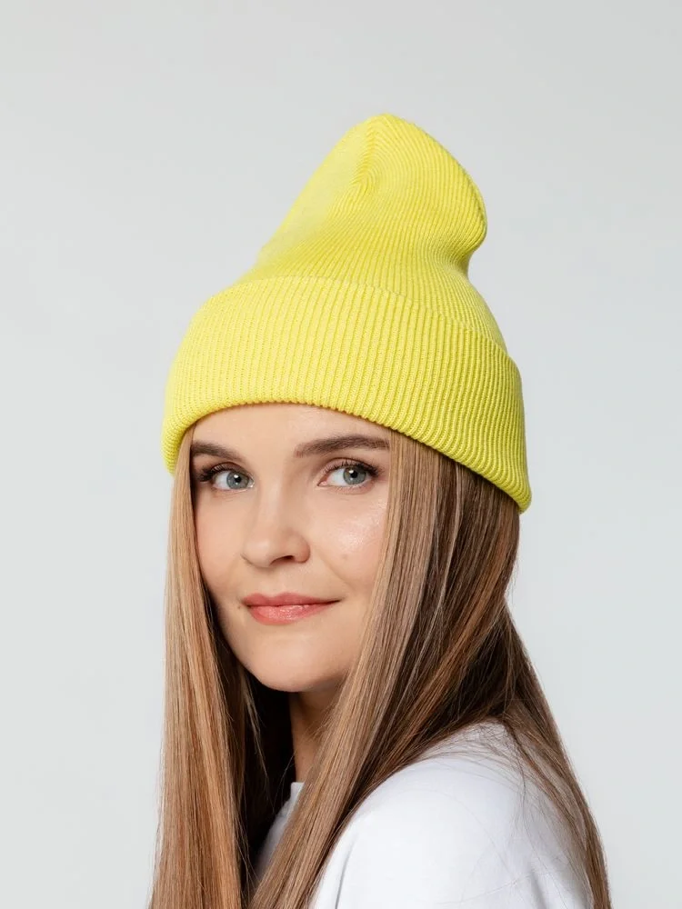 Шапка Urbanite, желтая (лимонная) - фото 4