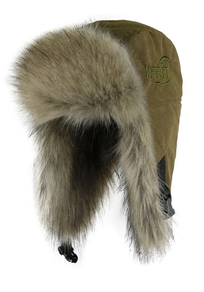 Шапка-ушанка IFRIT EGIR (Олива) Ш-471 - фото 1