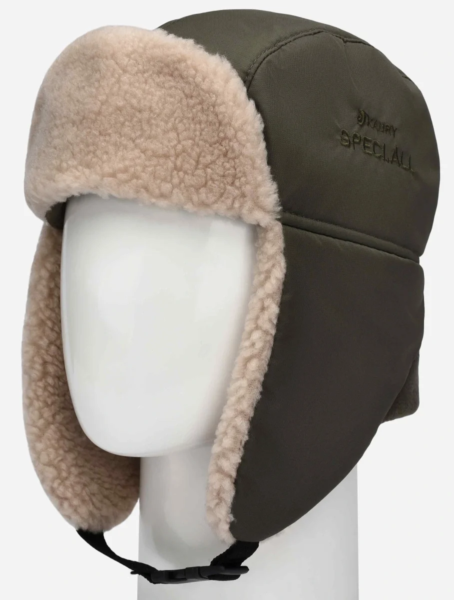 Шапка-ушанка Ш-05 (SPECI.ALL) олива - фото 1