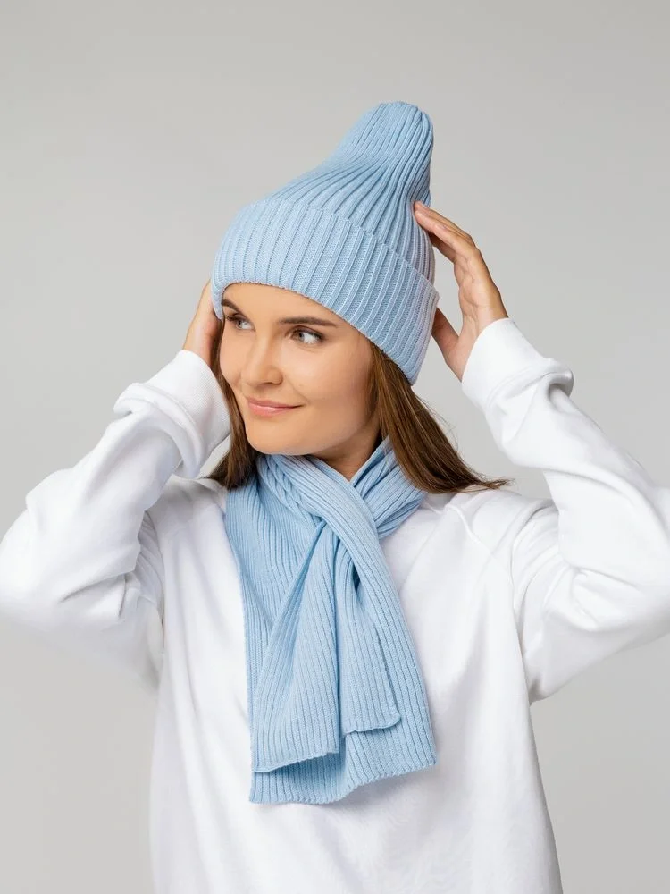 Шапка Yong, голубая - фото 4