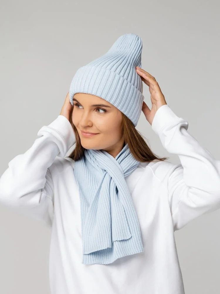 Шапка Yong, голубая - фото 8