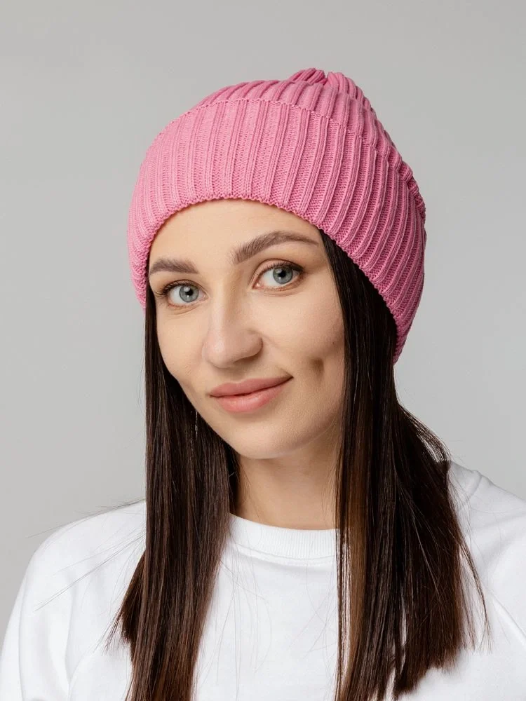 Шапка Yong, розовая - фото 4