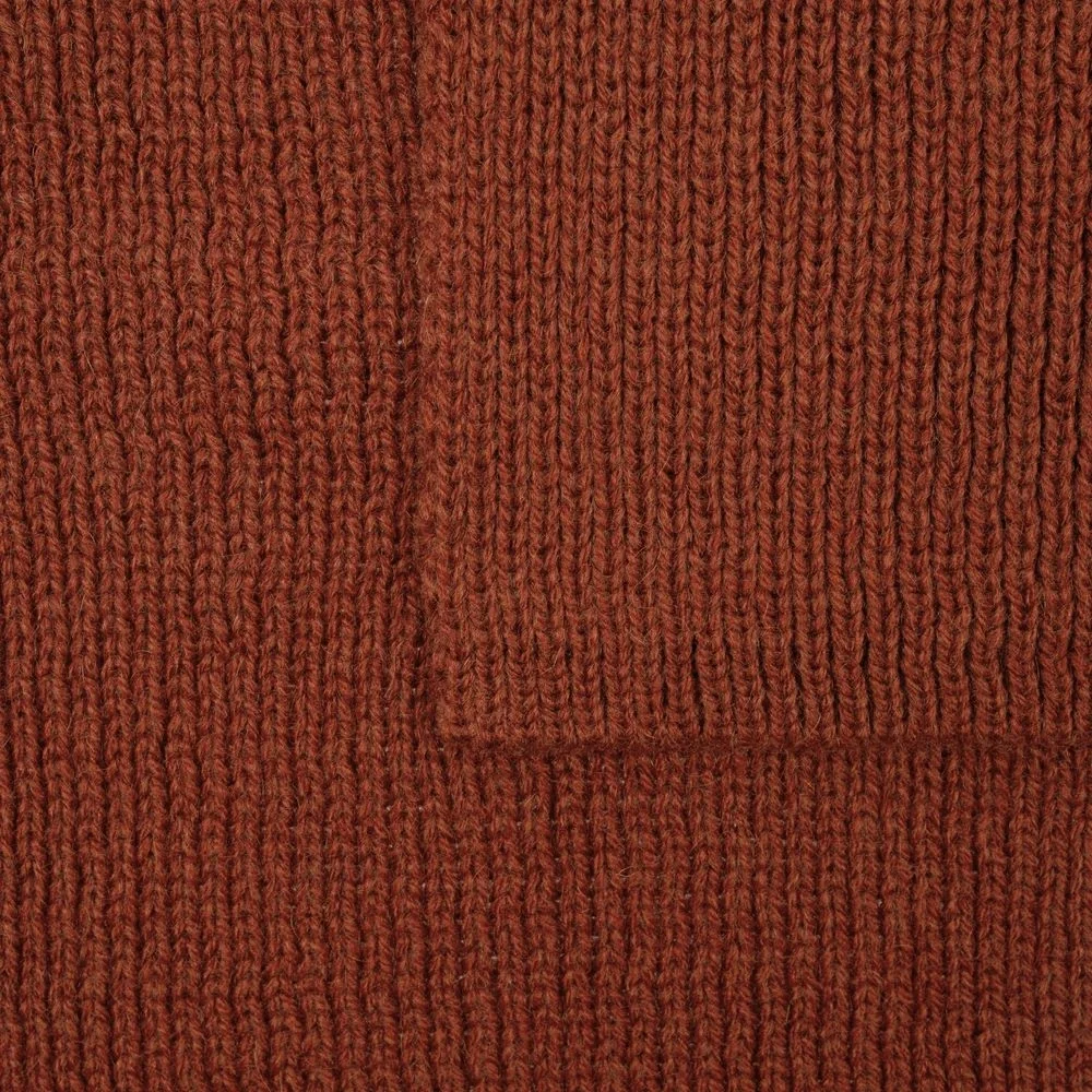 Шарф Bernard, коричневый (терракота) - фото 4