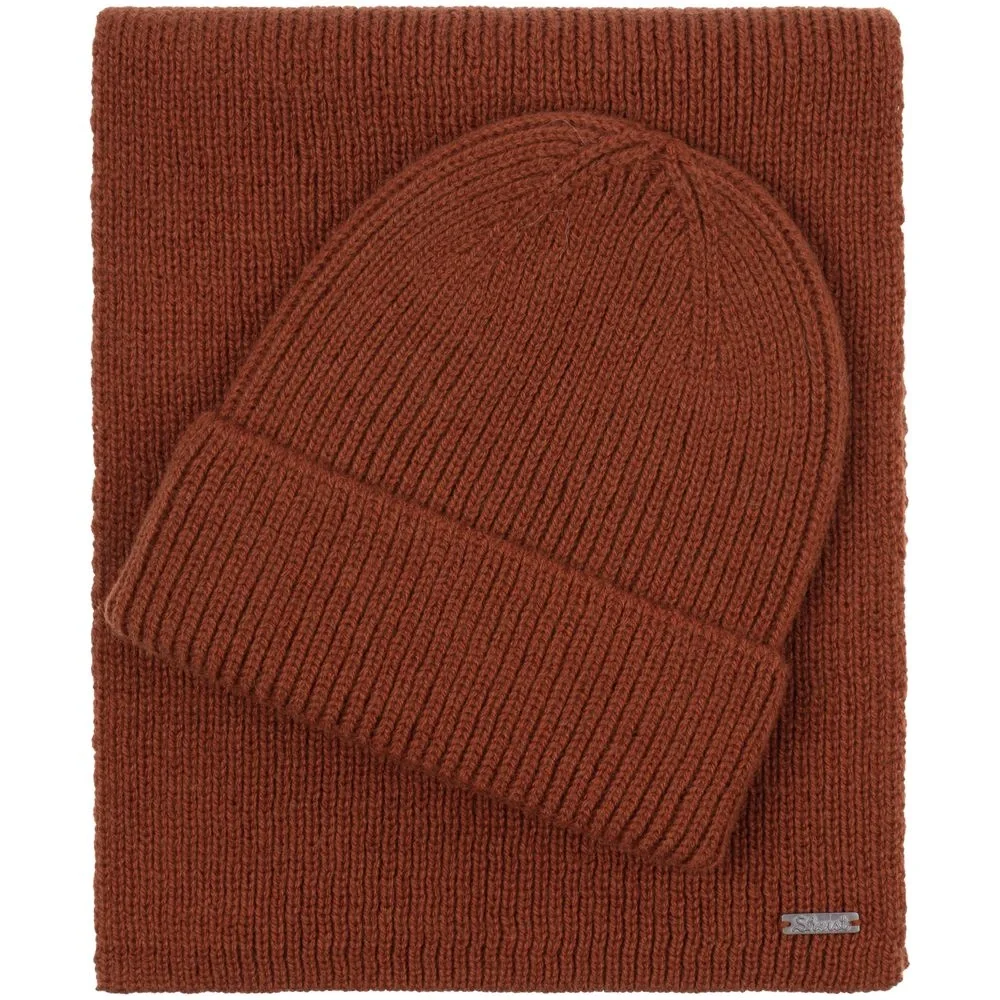 Шарф Bernard, коричневый (терракота) - фото 6