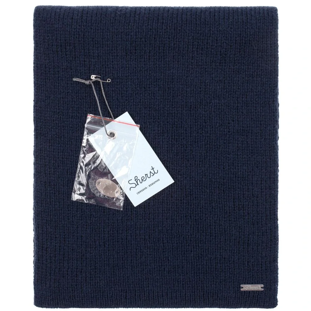 Шарф Bernard, темно-синий - фото 6