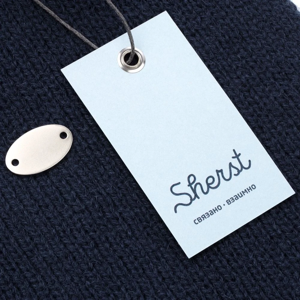 Шарф Bernard, темно-синий - фото 7