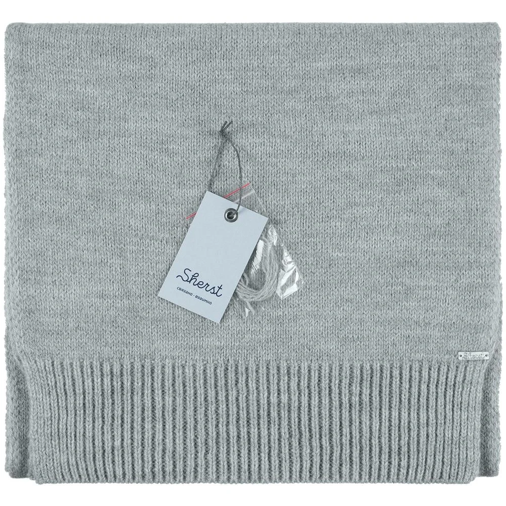 Шарф Cordelia, светло-серый - фото 4