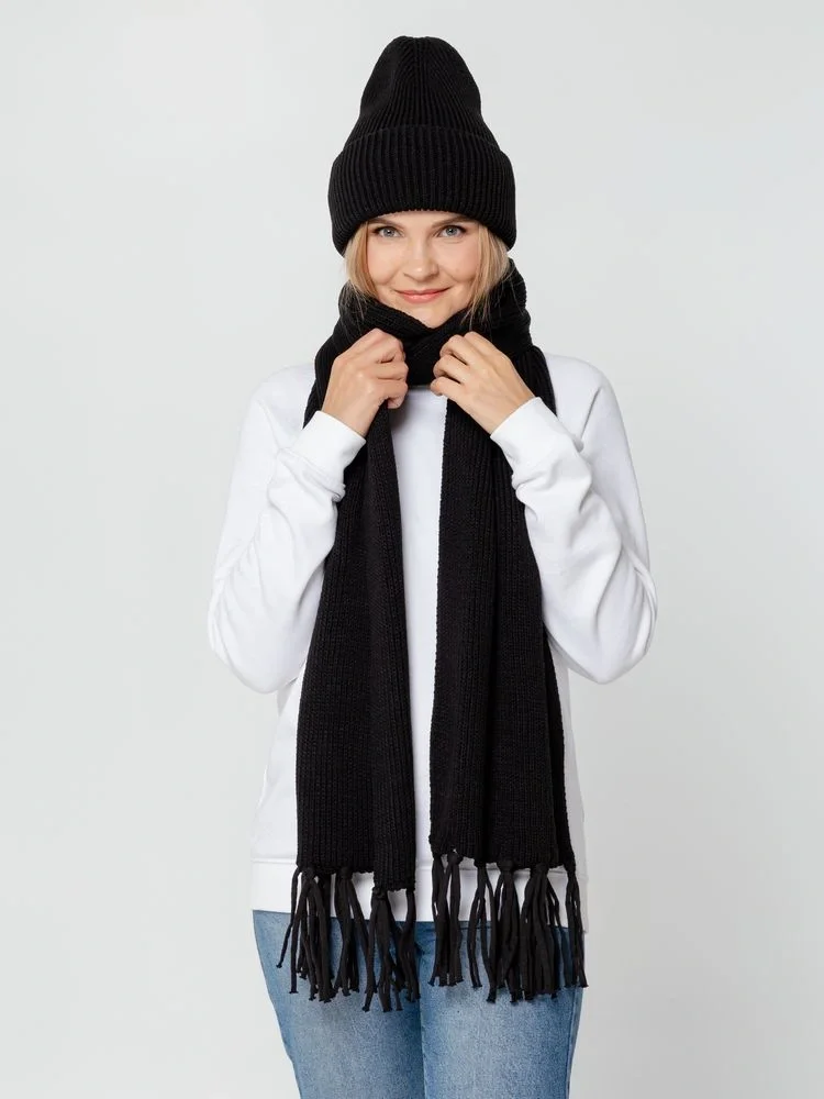 Шарф Flette, черный - фото 6