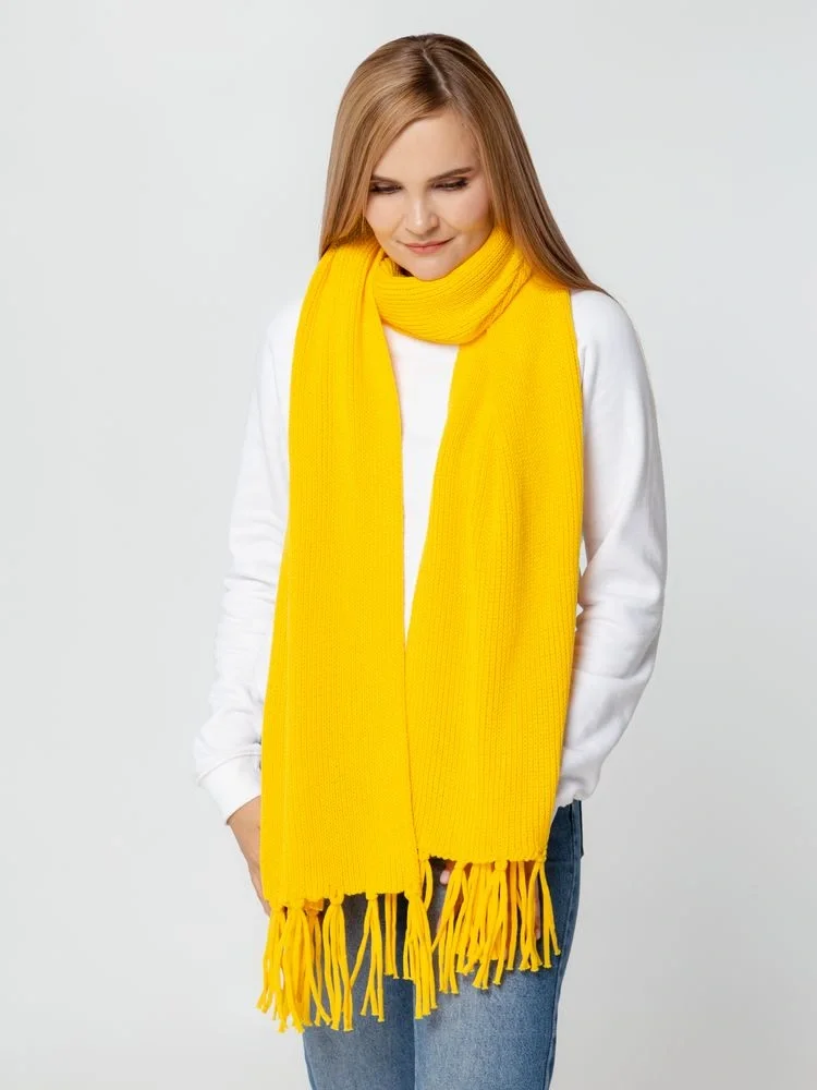 Шарф Flette, желтый - фото 5