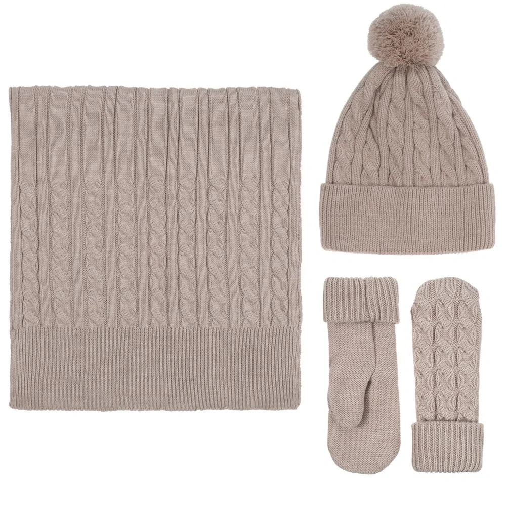 Шарф Heat Trick, бежевый меланж - фото 6