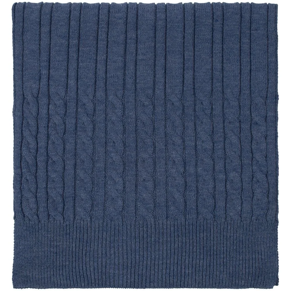 Шарф Heat Trick, синий меланж - фото 3