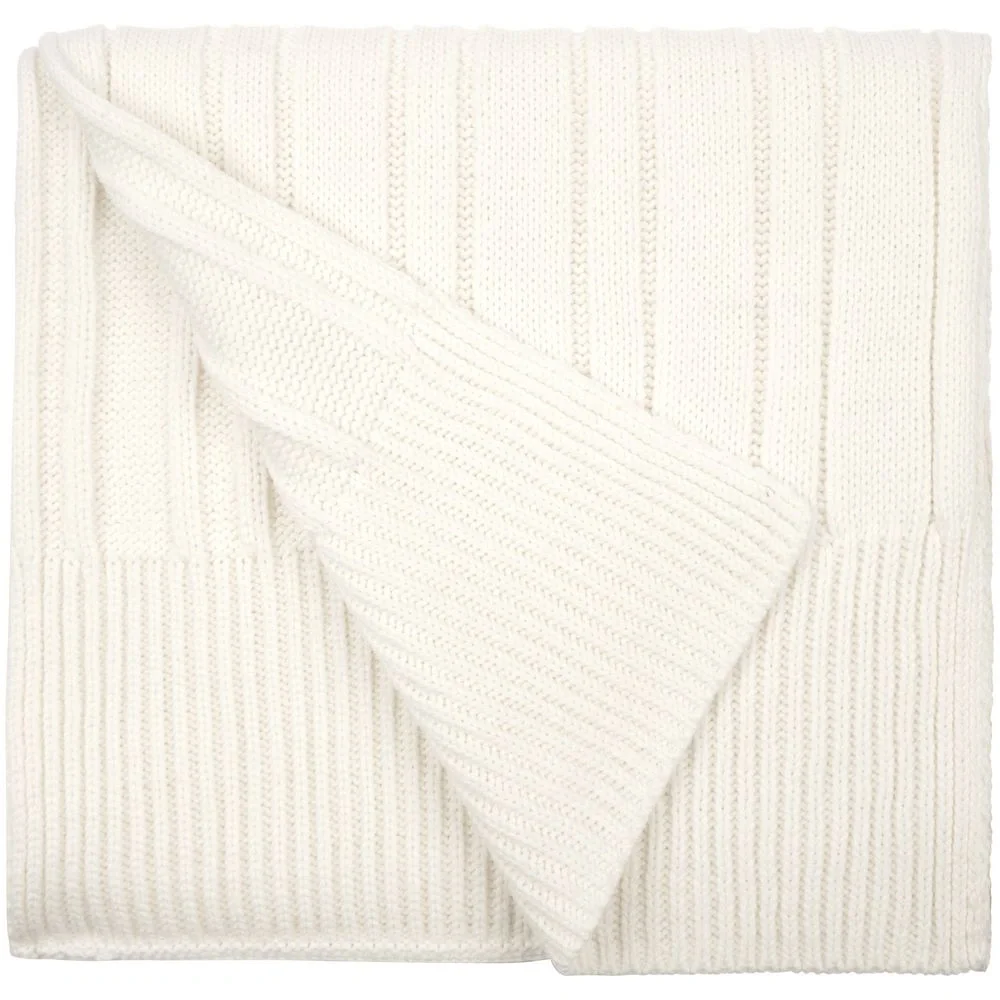 Шарф Knit Beat, белый (молочный) - фото 1