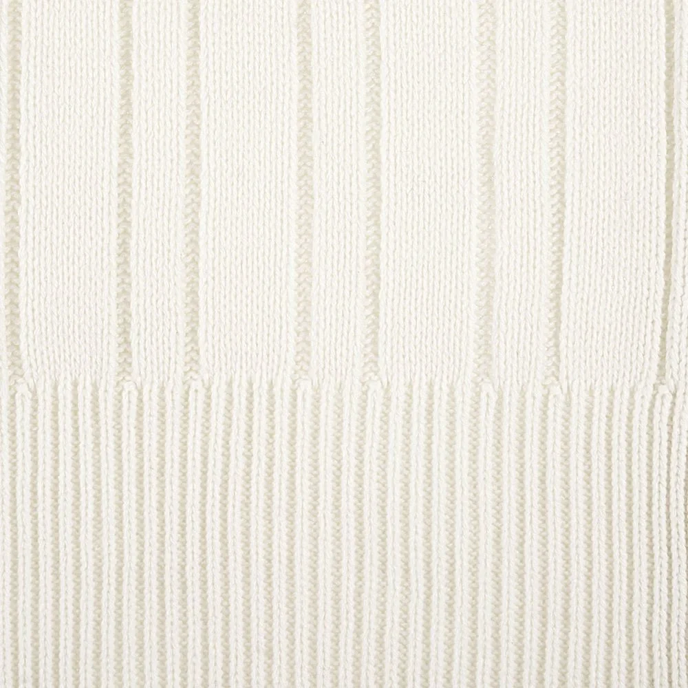 Шарф Knit Beat, белый (молочный) - фото 3