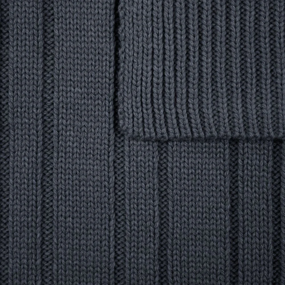 Шарф Knit Beat, серый (графит) - фото 4