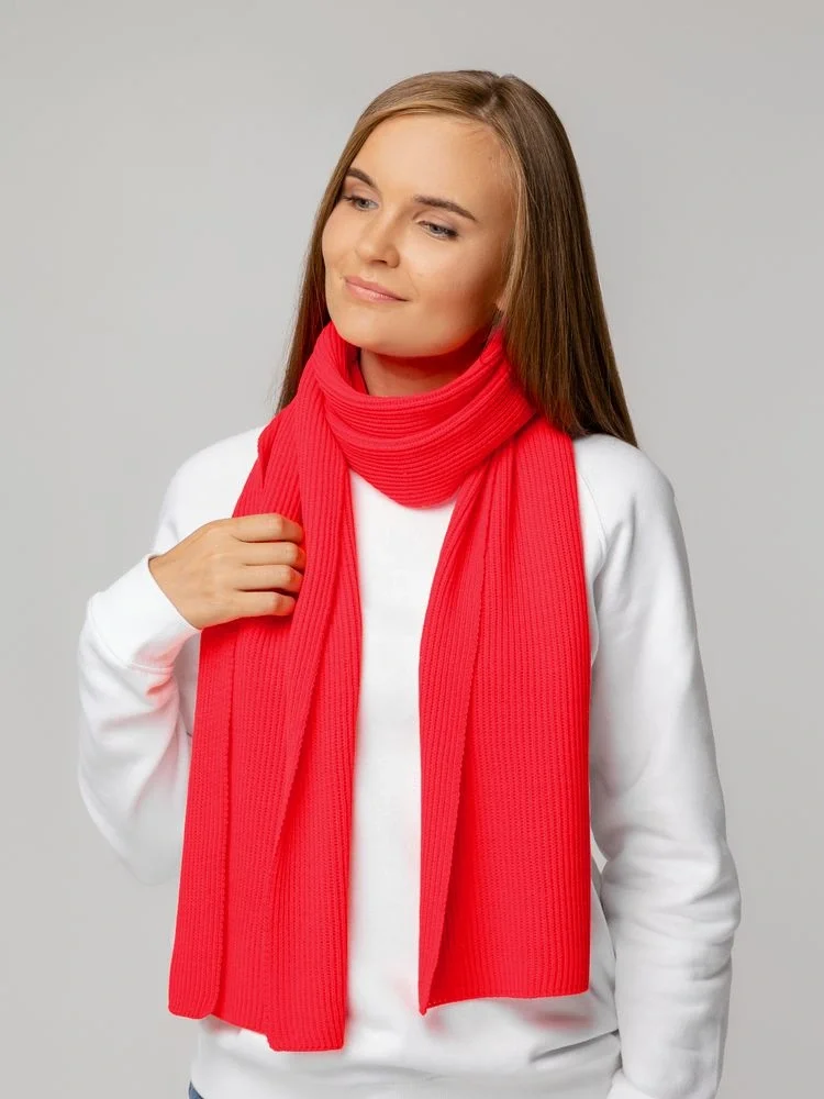 Шарф Life Explorer, красно-оранжевый - фото 5