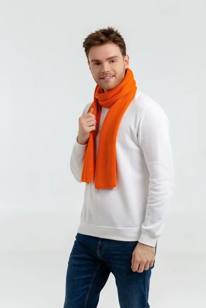 Шарф Life Explorer, оранжевый (апельсиновый) - фото 6