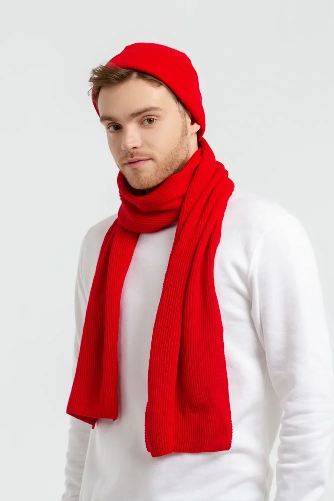Шарф Life Explorer, ярко-красный - фото 5