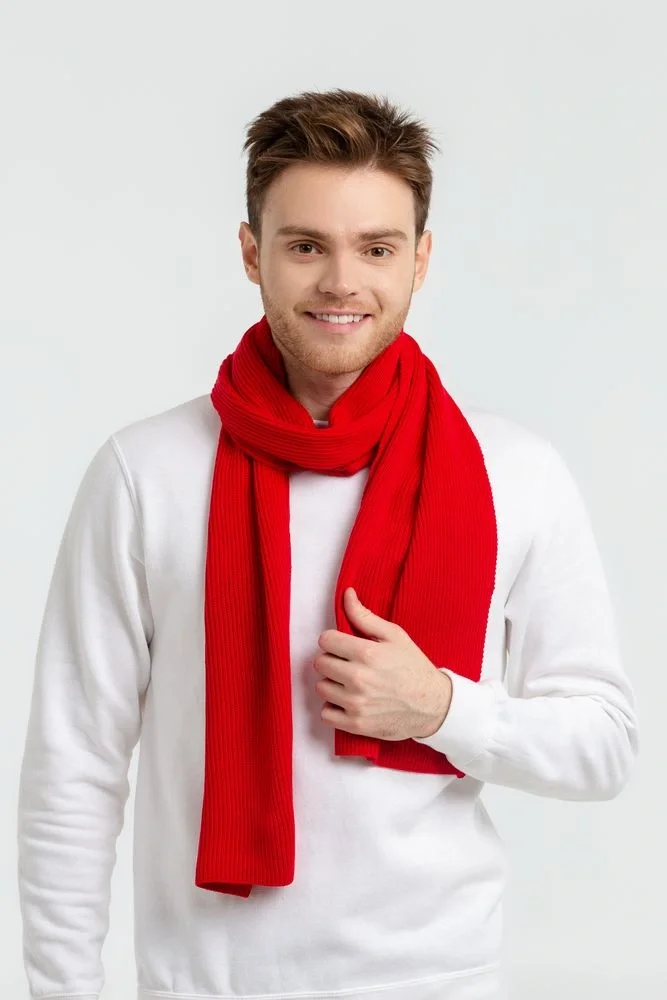 Шарф Life Explorer, ярко-красный - фото 6