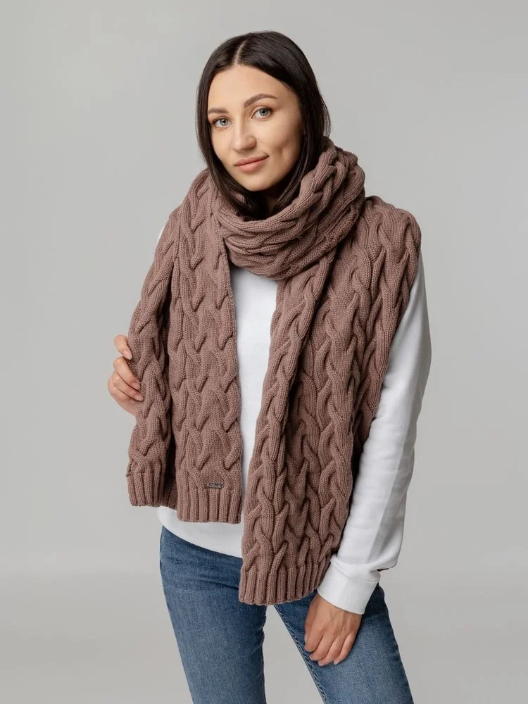 Шарф Loren, коричневый - фото 6