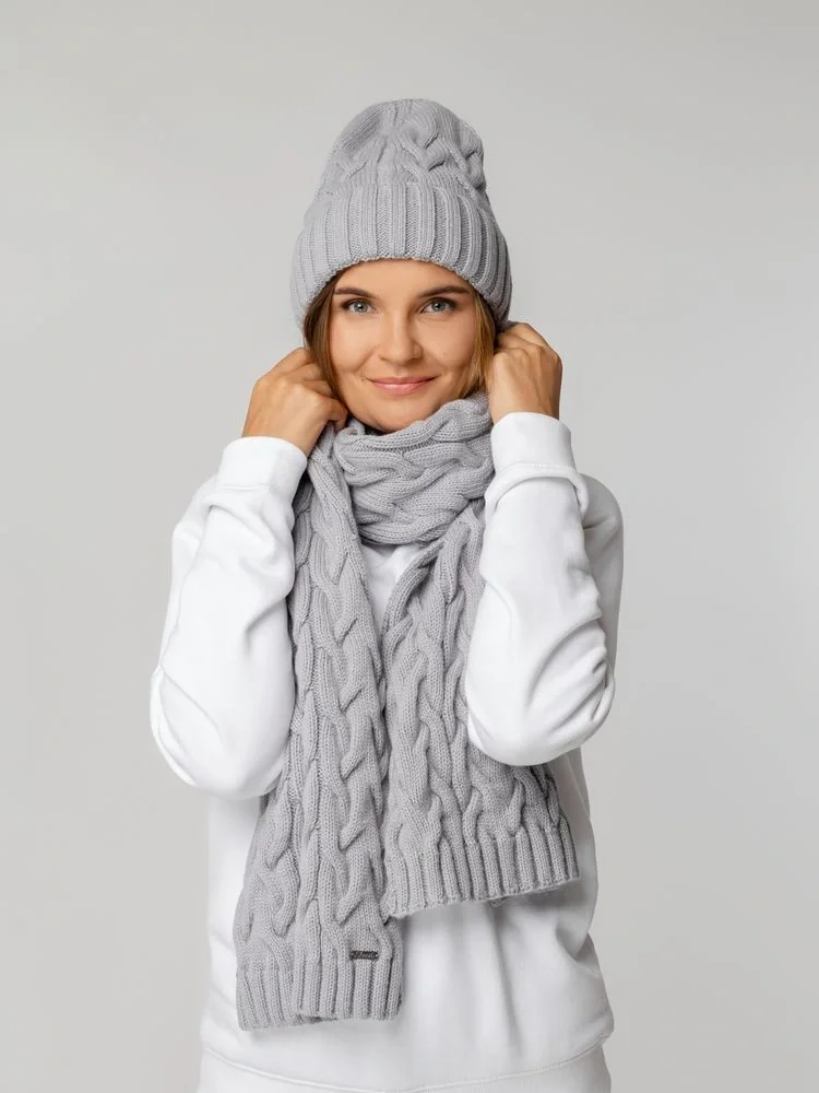 Шарф Loren, серый - фото 7