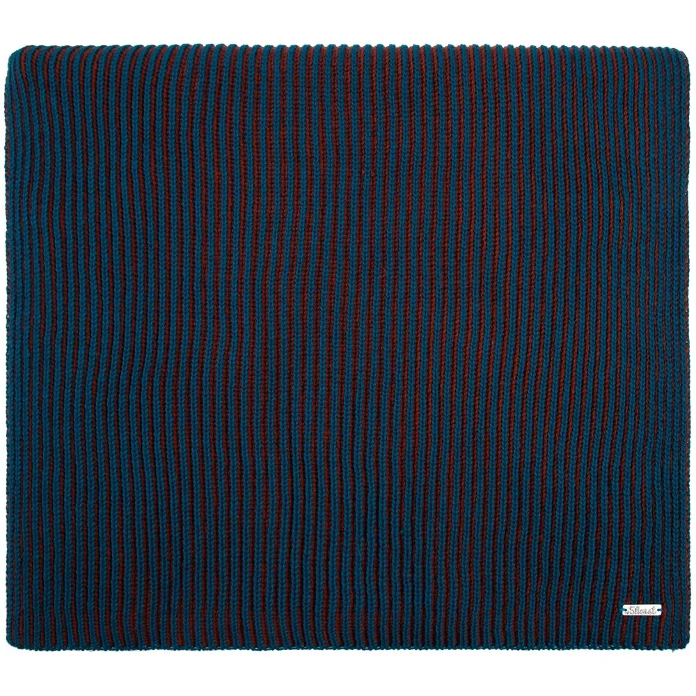 Шарф Nobilis, бирюзовый с терракотовым - фото 1