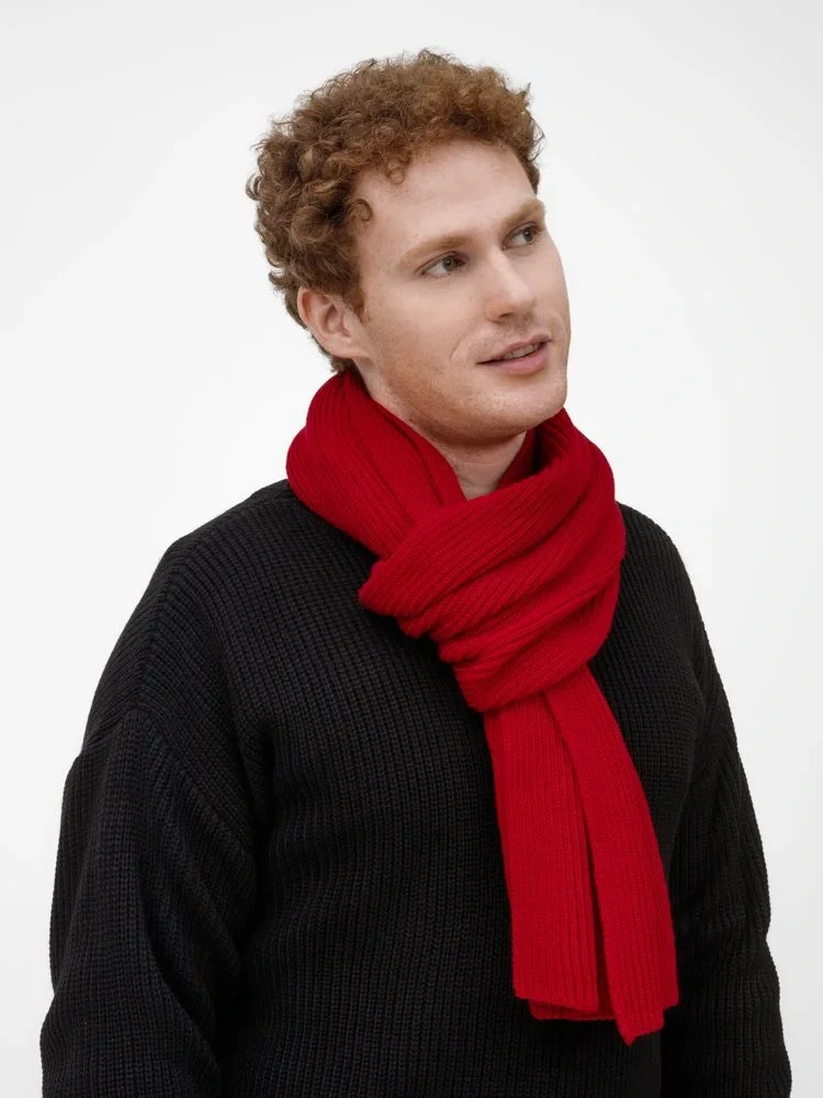 Шарф Nobilis Mono, красный - фото 6
