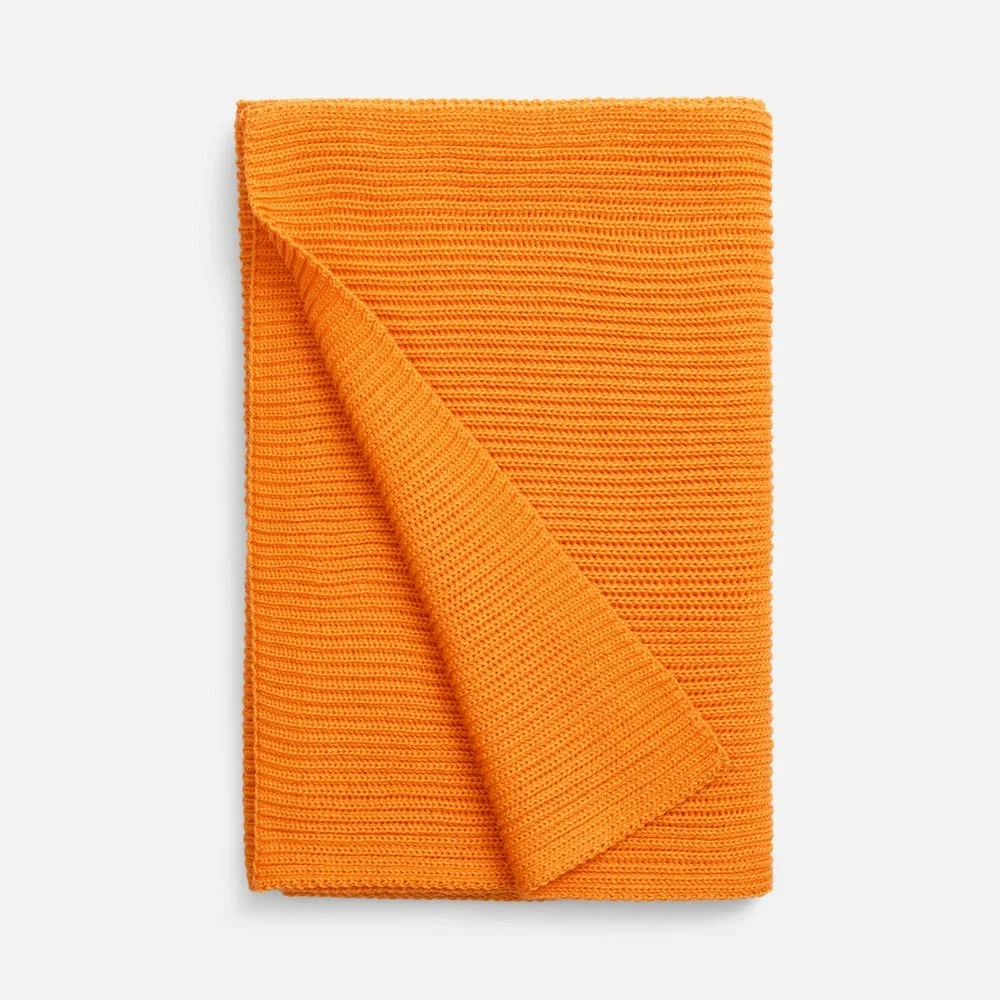 Шарф Nobilis Mono, оранжевый (абрикос) - фото 2