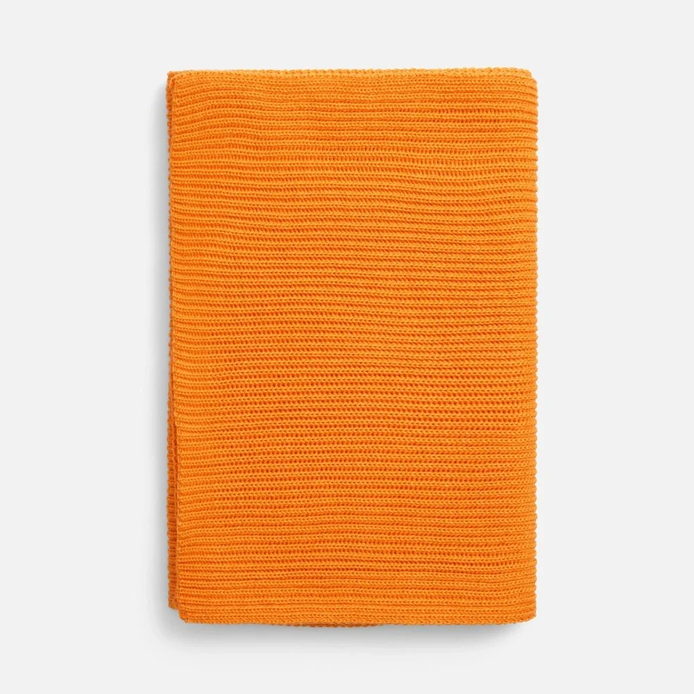 Шарф Nobilis Mono, оранжевый (абрикос) - фото 3