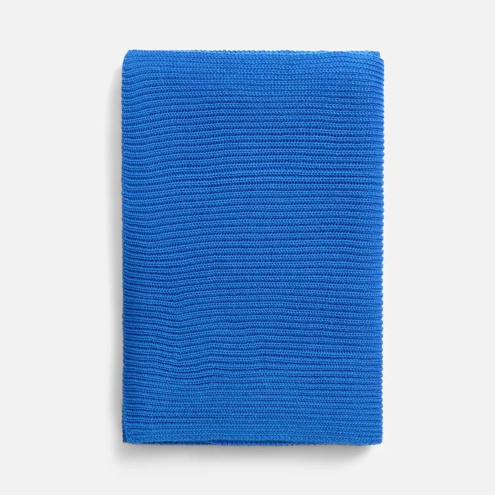 Шарф Nobilis Mono, синий (аква) - фото 4