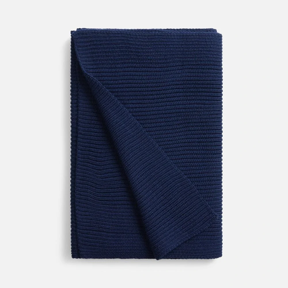 Шарф Nobilis Mono, темно-синий - фото 2