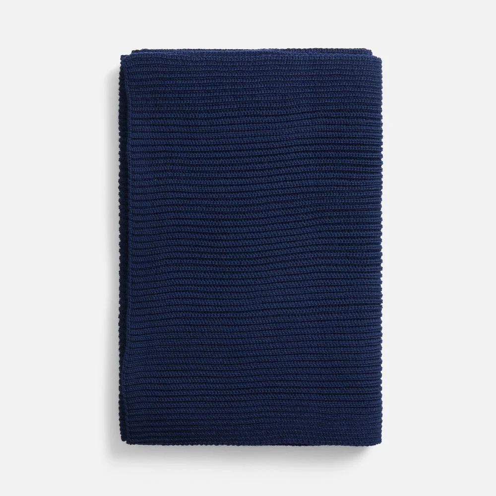 Шарф Nobilis Mono, темно-синий - фото 3