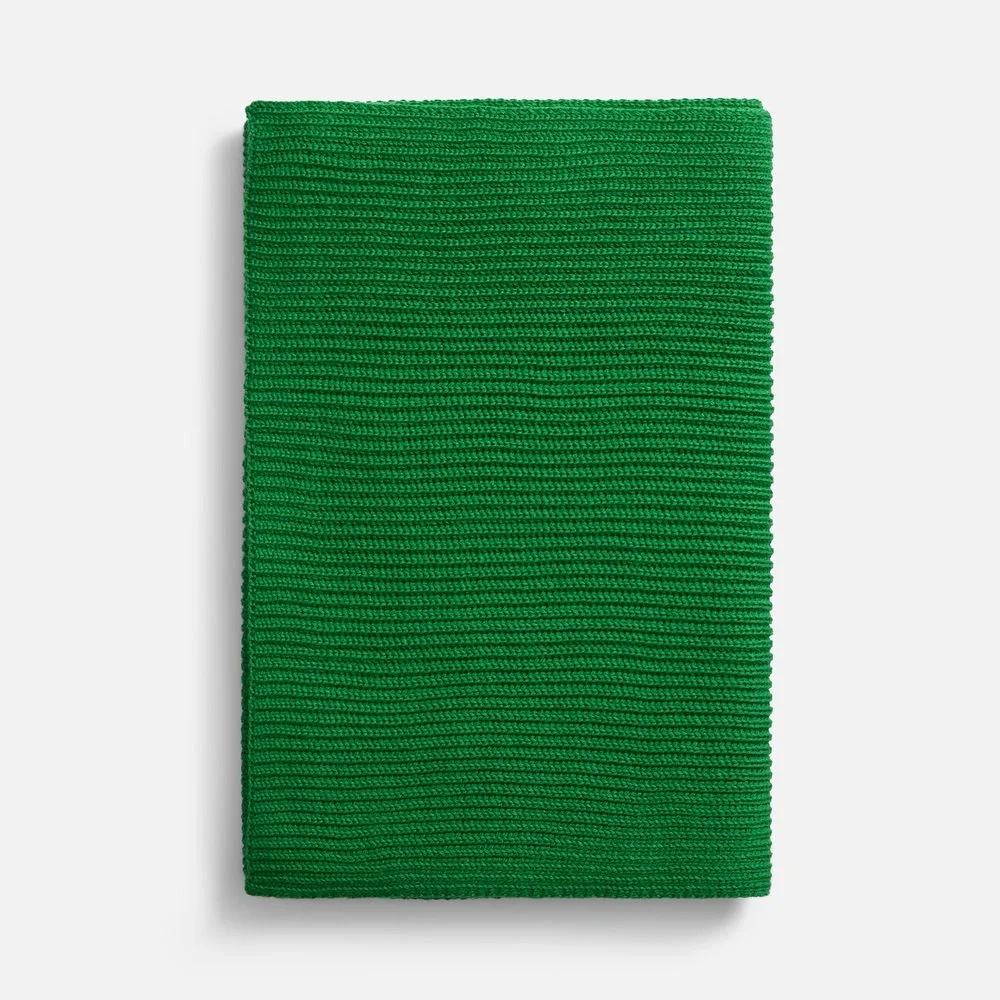 Шарф Nobilis Mono, ярко-зеленый - фото 2