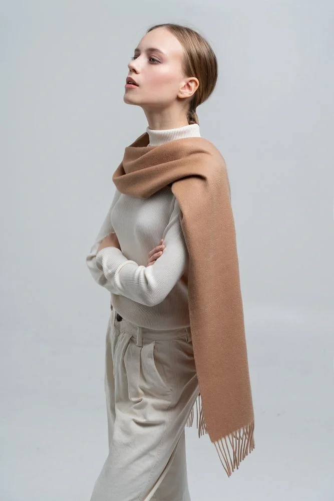 Шарф Noble, бежевый - фото 13