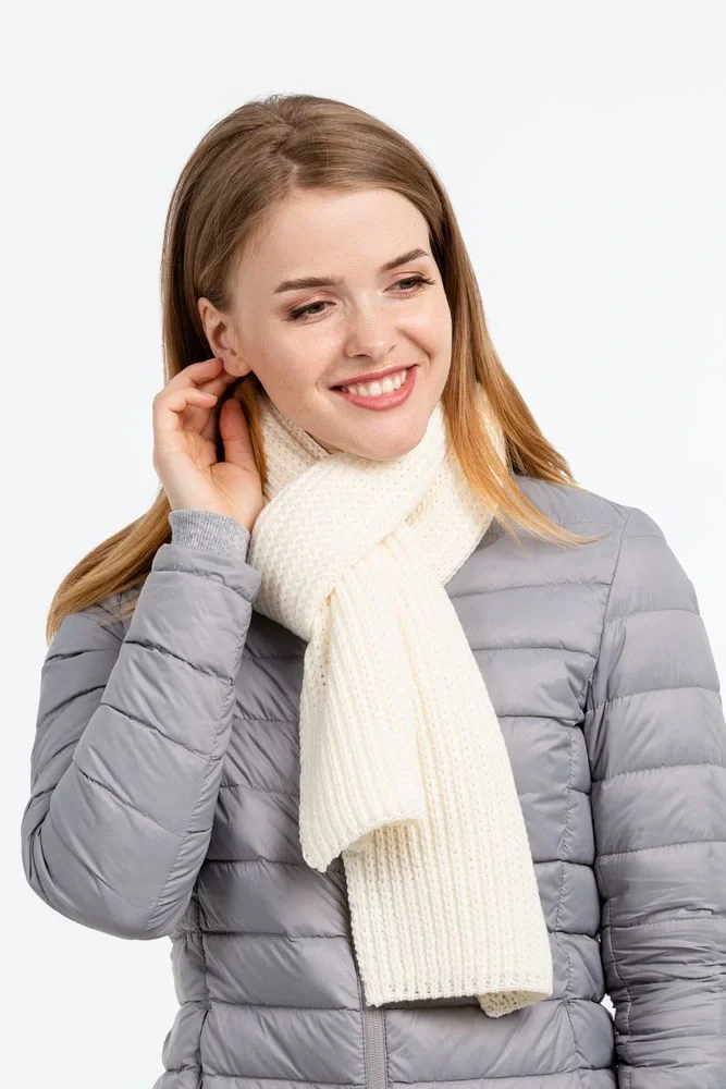 Шарф Nordkapp, молочно-белый - фото 7