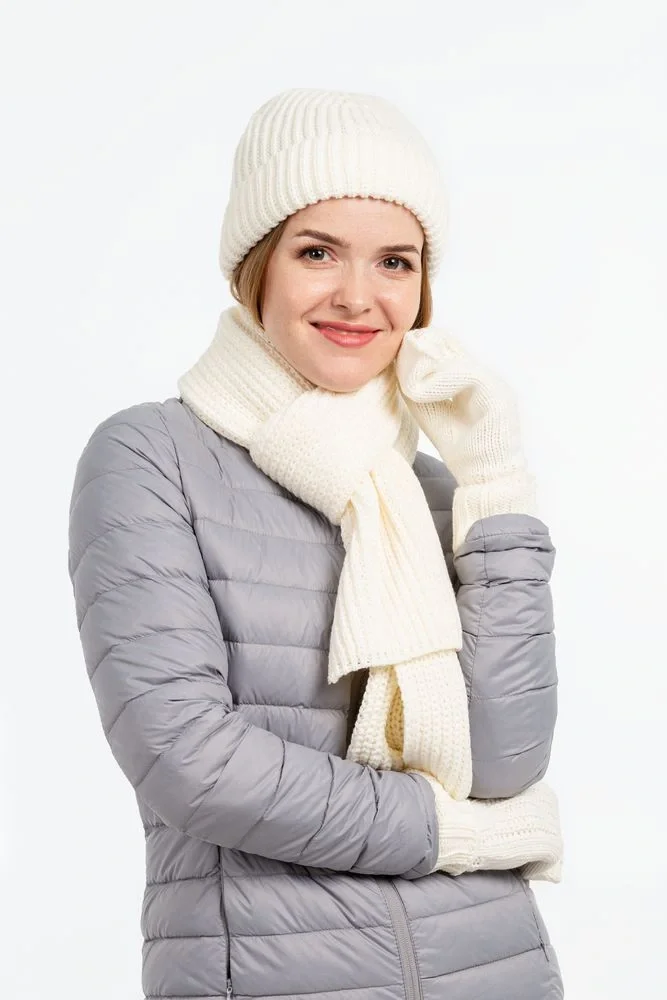 Шарф Nordkapp, молочно-белый - фото 8